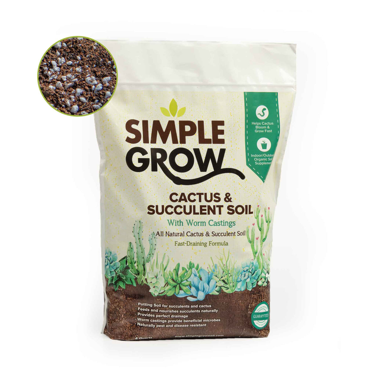 Simple Grow Cactus &amp; Succulent Soil - simplegrowsoil